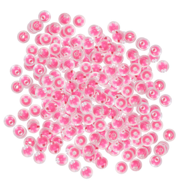 Resin Beads DIY Hand-Made Jewelry Making Supplies Bracelet Material Accessories 8mm MGlossy Rose Red