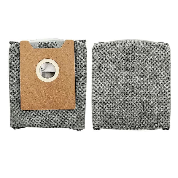 4-pak Antibakterielle støvsugerposer for eufy Clean G40 Hybrid + Robotstøvsuger, 3,2L Stor Kapasitet Tilbehørssett Støvsugerposer, 14,5*17.