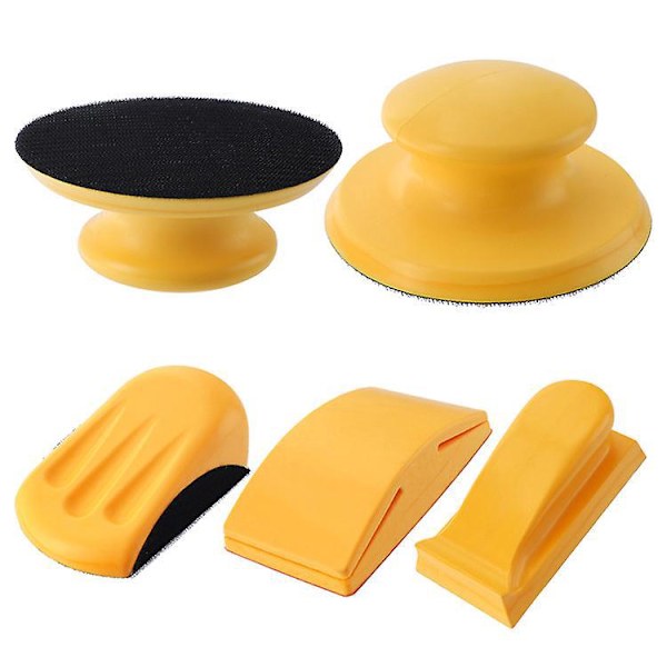 Slibeklods med velcro, blød slibepude - 125 mm