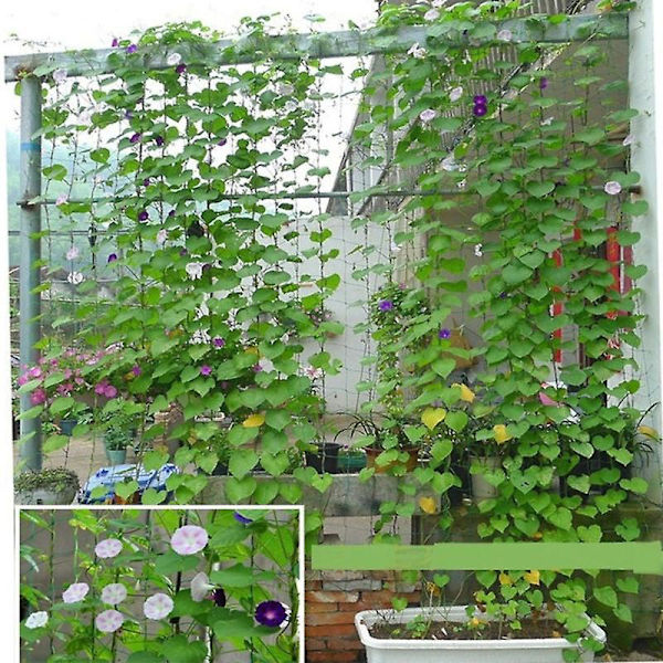 Robust klatreplante net, 1,8 * 0,9 meter, stærk støtte til grøntsager, blomster, klematis, agurker, tomater, bælgplanter, vinstokke