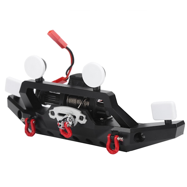 Frontfanger med LED-lys Elektrisk vinsj og kontroller for Traxxas TRX4/Axial Scx10 II