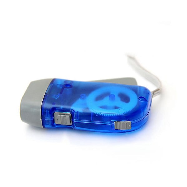 Manuell Handvev Ficklampa, 5-pack - Inget Batteri Krävs, LED-lampa för Nödläge, Orkan, Storm, Vandring (Färg Slumpmässig)