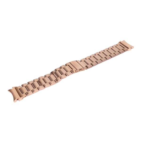 Klockarmband i rostfritt stål kompatibelt med Galaxy 4 Quick Release Solid Metal Watch Replacement Strap Rose Gold