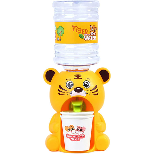 Vandpumpe Dispenser, Plastik 22.3*9.3*9.8cm Med 2 Kop Vanddispenser Til Børnelegetøj (tiger)