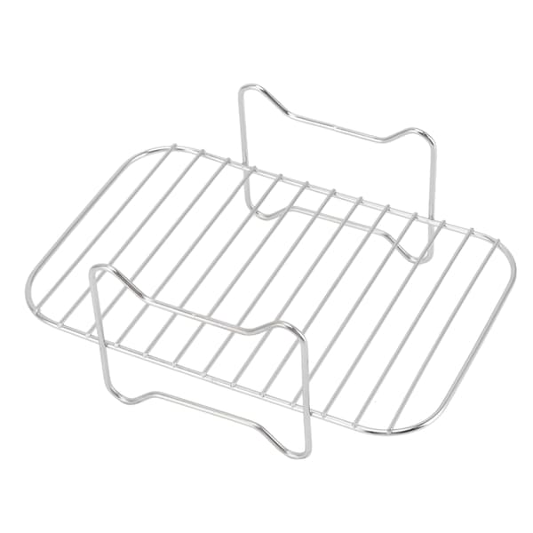 Friteuse Rustfritt Stål Rist Multifunksjonell Matlaging Baking Grill Rist Frityrtilbehør for Ninja Foodi DZ201 401