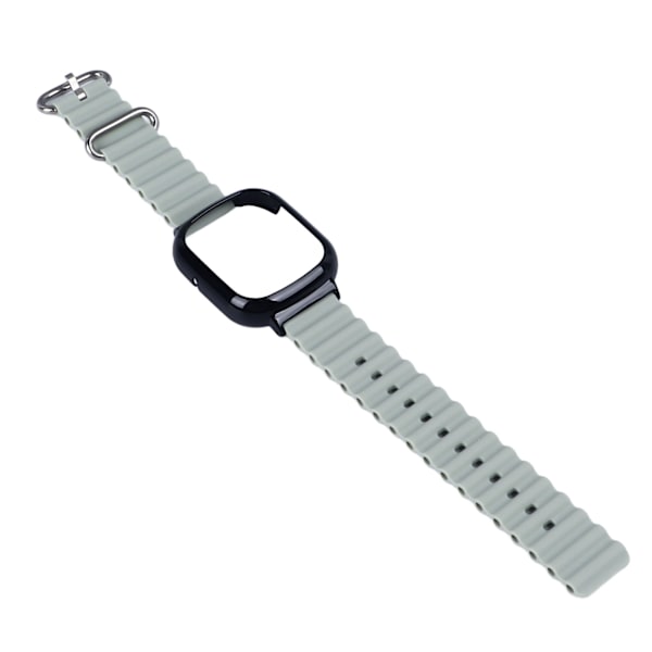 Klockarmband i silikon med inbyggt PC-fodral, trendigt justerbart armband för Honor 4, ljusgrön
