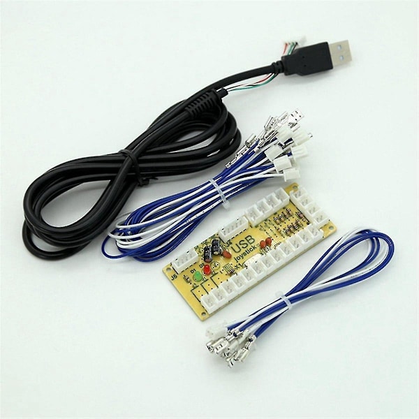 Noll Fördröjning Arkad DIY Arkad USB Encoder till Joystick kompatibel PC/PS3//Android med Joystick 4.8MM BUTTON-B8