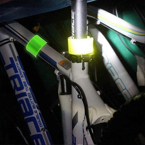 10-pack Reflexspänne Fluorescerande Rack Armband Reflexbälte Säkerhetsbälte Barn Vuxna Pojkar och Flickor Cykling Löpning Jogging