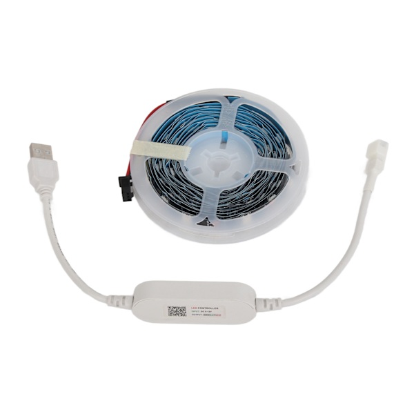 11,5 fot LED Strip Light USB Power Bluetooth Monitor Bakgrundsbelysning RGB Tape Lights med fjärrkontroll för Home Party