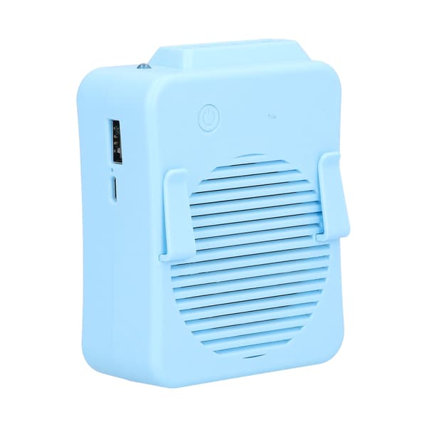 Bærbar taljeclipsventilator Mini USB genopladelig håndfri bærbar ventilator til udendørs brug