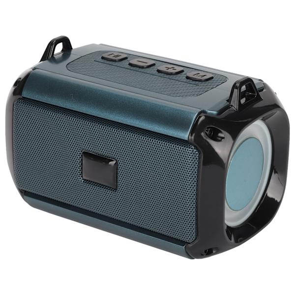 Langaton kaiutin 360° Stereo Noise Reduction Kannettava Bluetooth-kaiutin latauskaapelilla Vihreä