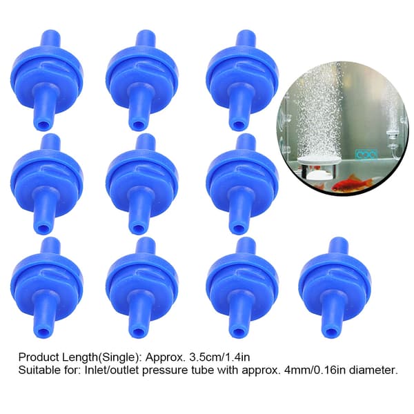 10 kpl Takaiskuventtiili ilmapumpulle 4 mm letkulle