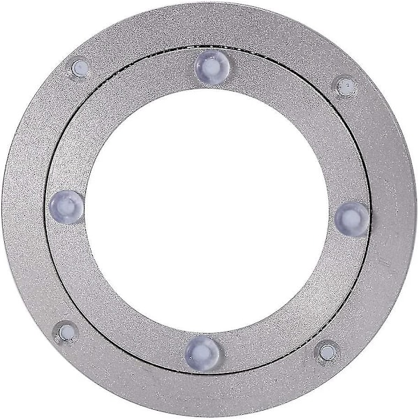 Bordslager - Kraftig vridplatta i aluminiumlegering, smidig vridbar bricka (storlek: 6 tum)