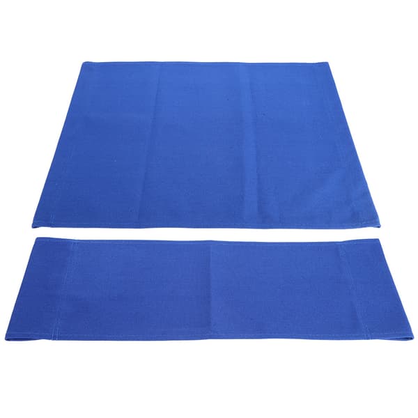 1 Set Regissörstol Canvas Ersättningssits Tyg Hemtillbehör Möbelaccessoarer Blå