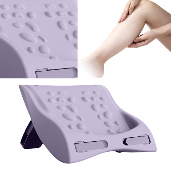 Stretchbräda PE ABS TBR Fällbar Muskelspänningsmassage Avslappningsstående Platta Fitness Pedal för Fot Lila