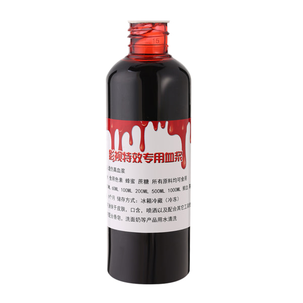 100ml professionelt falsk blod Special Halloween sår ar Zombie Fancy Make Up Fake Blood