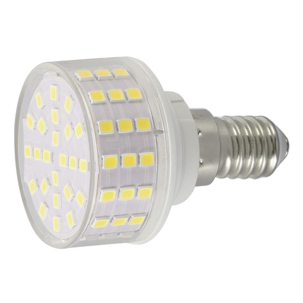 E14 LED-lampa, 10 W, 1000 lumen, 85-265 V, flimmerfri, energibesparande, vitt ljus