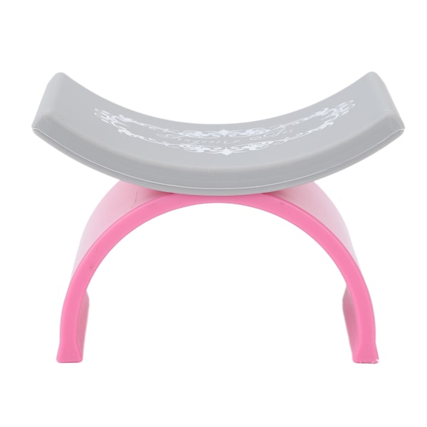 Kynsikäsinojan tyynypöytä manikyyri U-muotoinen käsityynyn pidike Pehmeä silikoni Nails Artille Tee-se-itse ruusunpunainen
