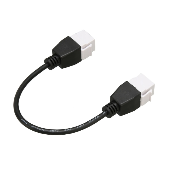 USB3.0 Keystone Jack Inserts -kaapeli USB3.0 naaras - naaras Keystone Insert seinälevyn lähtöpaneelin sovittimen liitinkaapeli