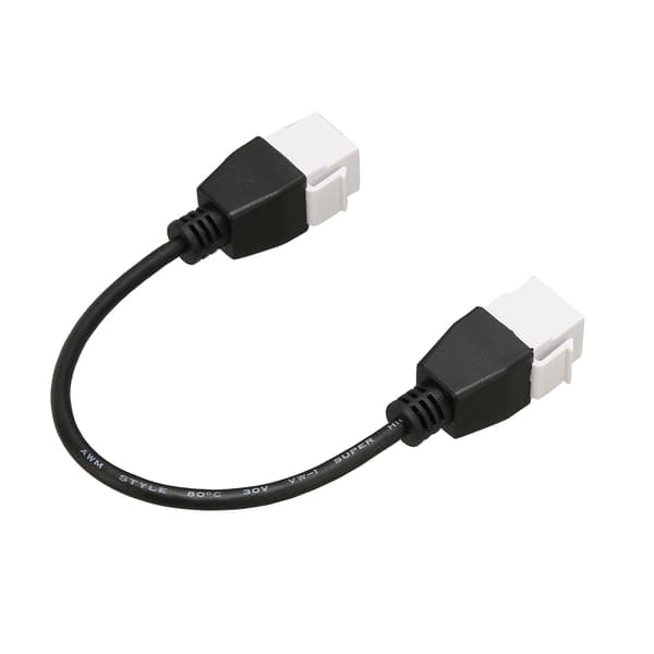 USB3.0 Keystone Jack Inserts Kabel USB3.0 Hun Til Hun Keystone Sett Inn Veggplate Uttak Panel Adapter Koblingskabel