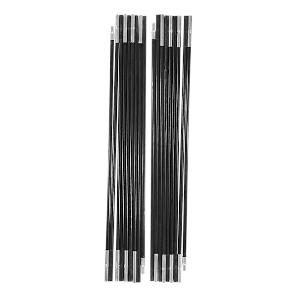 4,9M Fiberglas Camping Tältstång Stänger Utomhus Stödstänger Markisramar Kit