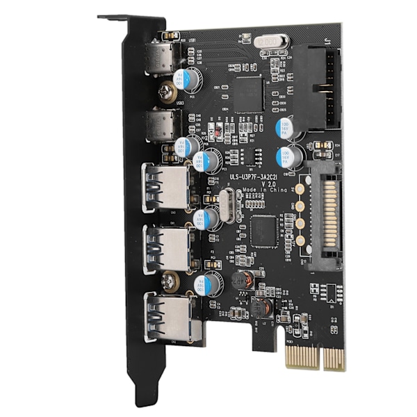 Monitoiminen PCB 5-porttinen TypeC-PCIe-laajennuskortti PCIe-sovitinkortti