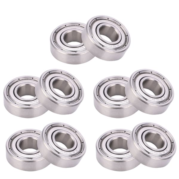 10 stk. Miniaturelejer Rustfrit stål Rulleværktøj til decelerationsenhed S698ZZ 19x8x6mm