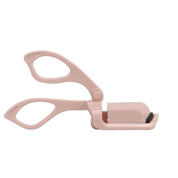 Heated Eyelash Curler 2 Heat Settings USB Rechargeable Electric Quick Preheating Eyelash Curling Tool for Natural Lashes Makeup Pink