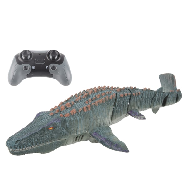 Mosasaurus Dinosaur Toy Fjärrkontroll Trådlös realistisk sjömonsterleksak för barn över sex år Tre batterier