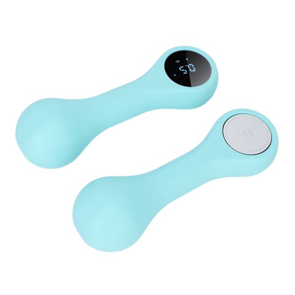 Intelligent Hantel Myk Silikon Fitness Kroppsbygging Yoga Sport Vekttap Utstyr 1,1lb Cyan