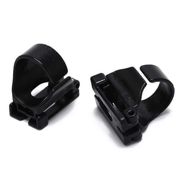 2 stk. plastikclips snorkelmaskeholder til dykning svart