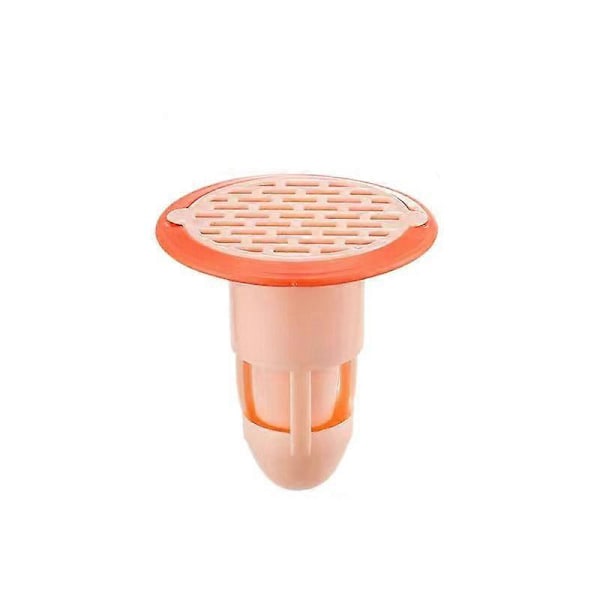 Stk Gulvslukplugger for Dusj, Anti-lukt Koblinger, Egnet for Bad, Kjøkken, Toalett, Vaskerom, Hotell, Oransje, 8.5*7.5cm