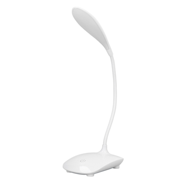 Touch Control LED-bordsbordslampa USB batteridriven 3 ljuslägen Flexibel vinkel för barn Studentrum Sovrum