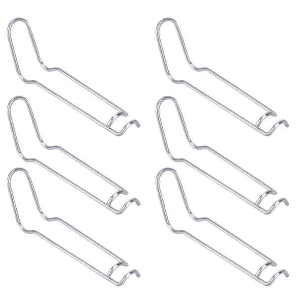 30 stk. plantestøttefjederklemme i rustfrit stål til have-drivhus til 16 mm diameter