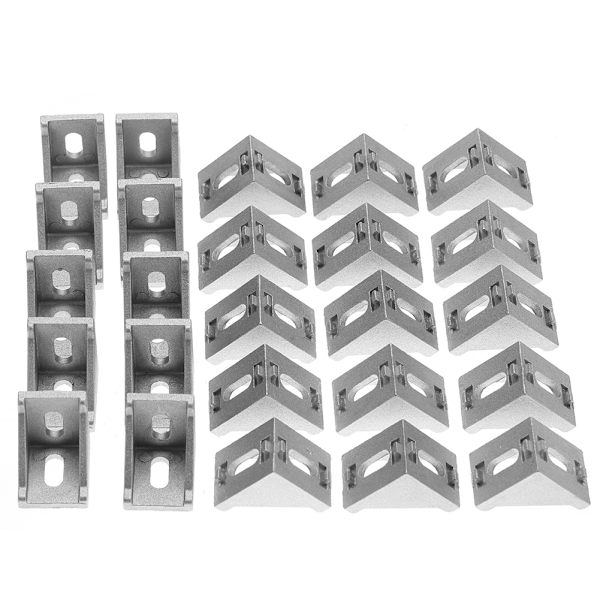 25st 4040 aluminium L-form hörnfäste rätvinkligt fäste