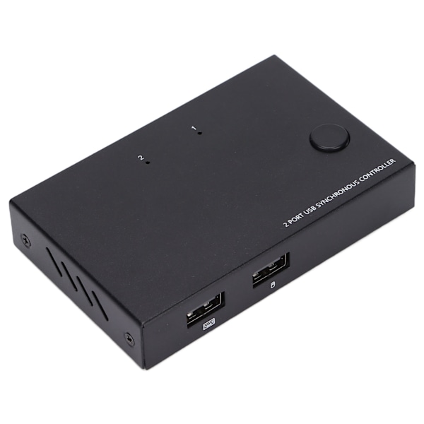 AIMOS KVM-switch USB2.0 12mbps Kompatibilitet Högpresterande chipomkopplare för Windows / Linux