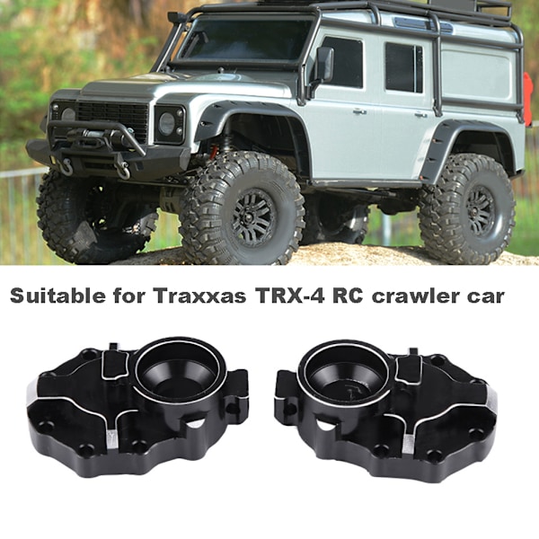 1 par aluminiumlegering bakre portalaxelnavkåpor för Traxxas TRX-4 RC Crawler Car
