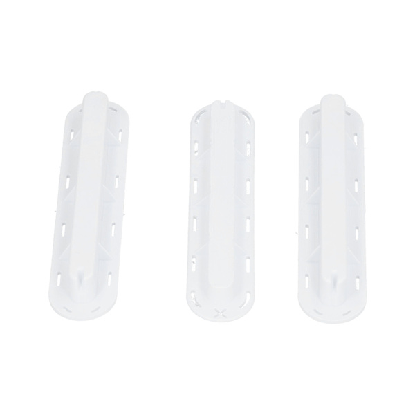3 st/set Surfbräda Roder Groove Plast Fenad Box Plug Fen Plug Bas med Skruvar Vit