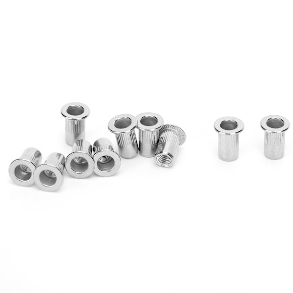 50 stk. rustfrit stål nittemøtrik Ribbing M5 Fastener Hardware Industrielle forsyninger