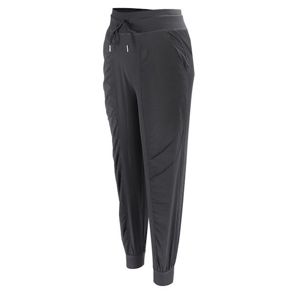 Naiset Urheilu Kuntoilu Joggers Polyester Löysät Casual Hikihousut Taskuilla Juoksuun (Harmaa) S