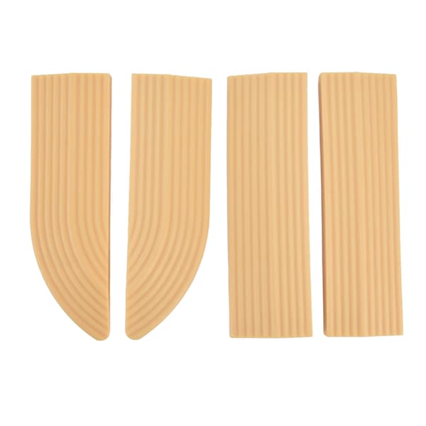 4 stk Universal Sweeper Dørterskel Trappe Rullestol Dørterskel Fri Montering Gummi Dørterskel BeskyttBeige