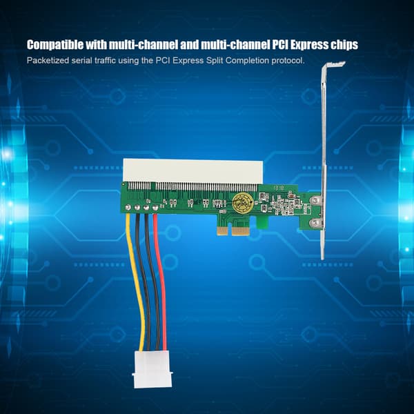 ST43 PEX 8112 2,5 Gbps PCI Express til PCI Rev 3.0 32-bit 66 MHz PCI Bus Bridge Riser-kort