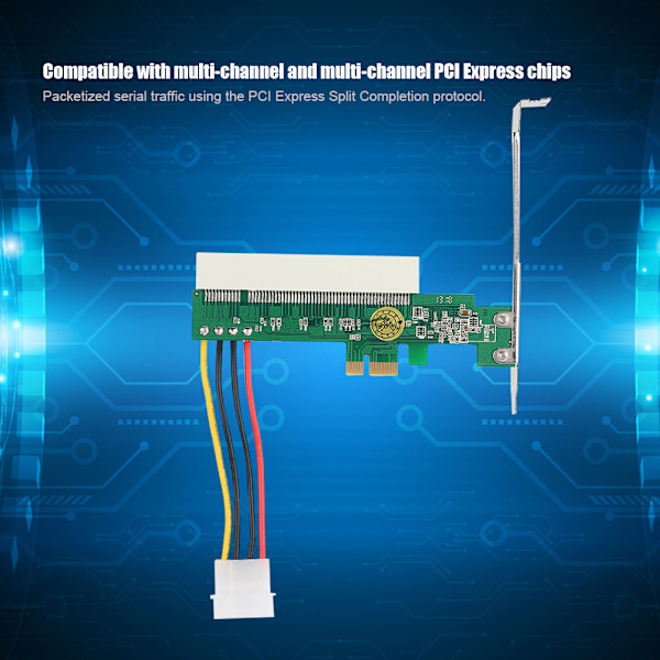 ST43 PEX 8112 2.5 Gbps PCI Express - PCI Rev 3.0 32-bittinen 66 MHz PCI-väyläsilta nousukortti