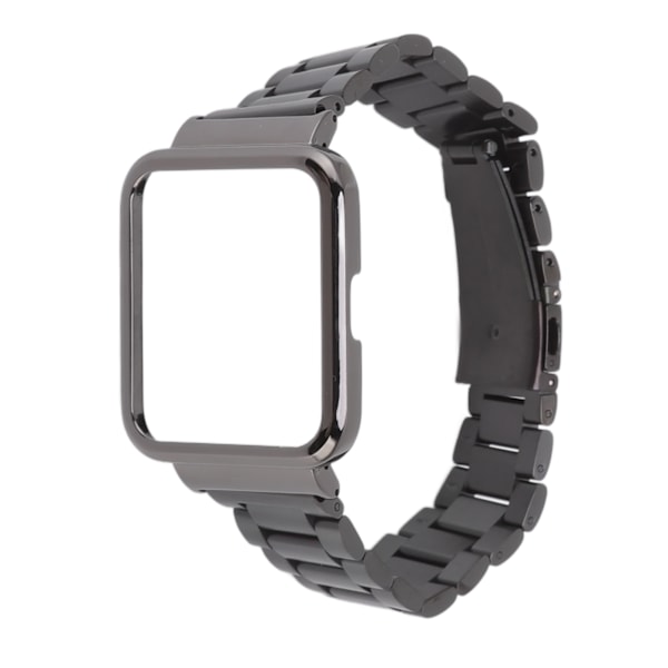 Byte av armbandsrem Vattentätt rostfritt stål Svart justerbar rembyte Armband för Xiaomi Redmi Watch2 Lite