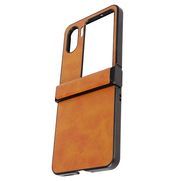 Case till Oppo Find N2 Flip syntetiskt läder Ultratunnt stötsäkert cover till Oppo Find N2 Flip Brown