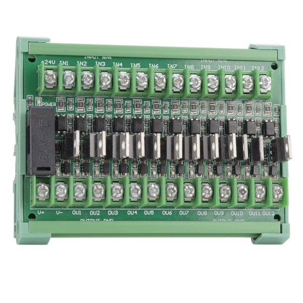 12-kanals PLC-signalforstærkerkort isolationsrelæmodul NPN-indgang PNP-udgang DC12-36V