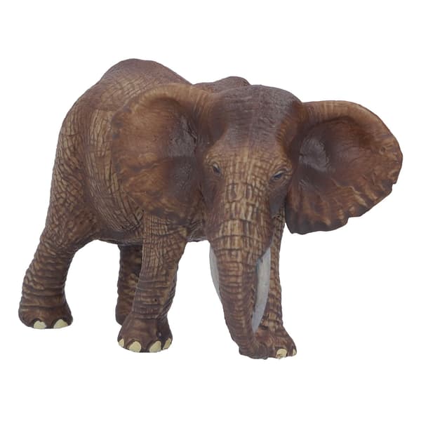Naturtro Elefantmodel Høj Simulation Håndmalet Hun-elefant Legetøjsfigur Model Elefant