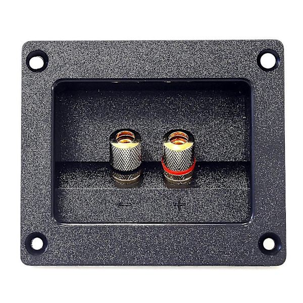 Car Stereo Högtalarlåda Terminal Anslutning - 2st, DIY, 2-vägs, Fjäderkopp, Bananpluggar