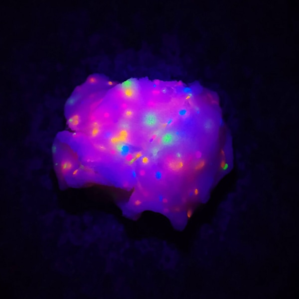 60 ml Fluffy Crystal Clay DIY-legetøj til fluorescerende krystalmudder blød lerfarvet ler krystal ler børnelegetøj