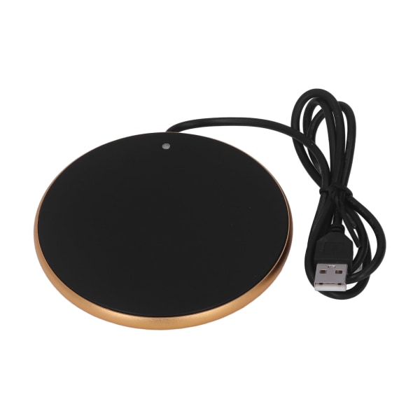 Kaffemugg Värmare 55°C Konstant temperatur Utrymmesbesparande Smart USB ljusvärmare för hemmakontor Traveling Gold